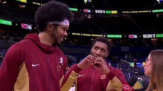 Donovan Mitchell, Jarrett Allen's wholesome postgame interview after Cavaliers' blowout in Orlando