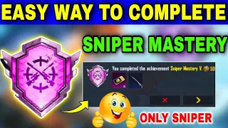 How to Complete Sniper Mastery  in Pubg & Bgmi | Easy way to Complete sniper mastery achievement