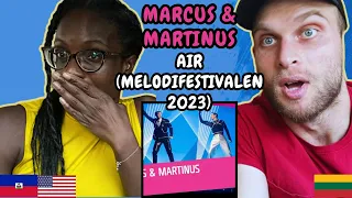 REACTION TO Marcus & Martinus - Air (Melodifestivalen 2023) | FIRST TIME HEARING