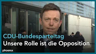 CDU-Parteitag: Tobias Hans im Interview