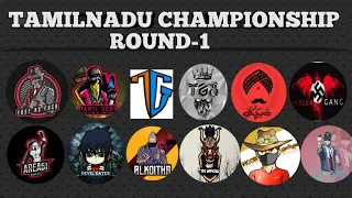 TAMILNADU CHAMPIONSHIP MATCH ROUND-1||🔥🔥🔥