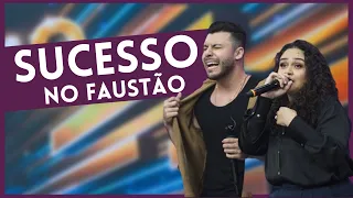 Murilo Huff e Luiza Martins cantam “Dois Enganados” no Faustão