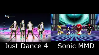 What makes you Beautiful comparison (Just dance 4 vs Sonic MMD)