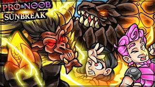 MASTER RANK MONKEY BOMBS - Pro and Noob VS Monster Hunter Rise Sunbreak!