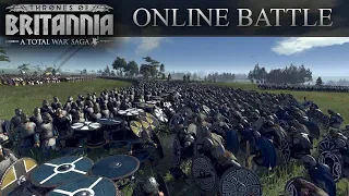 VIKING RUSH ARMY! - Total War: Thrones Of Britannia Online Gameplay