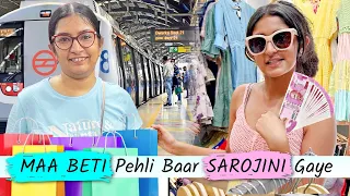 Anantya Pehli Baar Sarojini Nagar Gayi - Cheap Shopping Haul | CookWithNisha