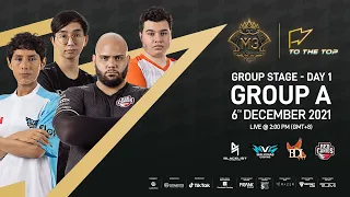 (ENGLISH) M3 Group Stage Day 1 | MLBB World Championship 2021 | Singapore