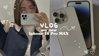 VLOG: my new IPHONE 14 PRO MAX!! *Unboxing iPhone 14 Pro Max*