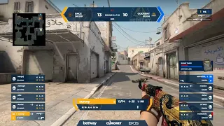 sunny 1v4 clutch [ENCE vs. GODSENT(BLASTPremier clip)]