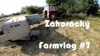 Záhorácký Farmvlog #7 /Lisovanie sena - Fortschritt K454