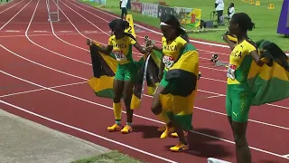 CARIFTA Games 2024 Grenada | Girls 4x100 Meter Relay 17 Celebration