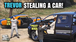 Trevor Stealing a Car | Toyota Hilux | GTA 5 | Urdu/Hindi | Leon Gaming