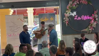 ALEX DE HUELVA Y GERMÁN RENDÓN en Café La Oficina "Tardeo de Carnaval" 2024 / Actuación Completa