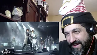 The little drummer boy reaction from the CMA Christmas special