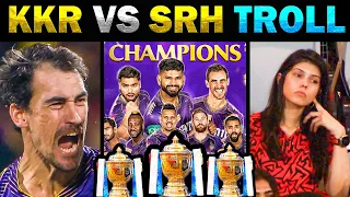 KKR VS SRH IPL FINAL TROLL 2024 🔥 STARC 🔥 KKR WON 3RD IPL TROPHY - TODAY TRENDING