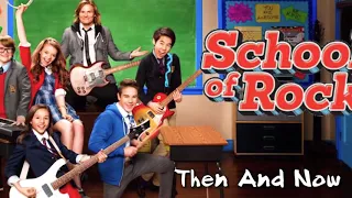 School of rock cast Now and before..