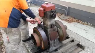 MARS 5HP DIESEL ENGINE - 1st Start Up in 50 Years!