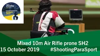 R5 Mixed 10m Air Rifle prone SH2 | 2019 World Shooting Para Sport Championships