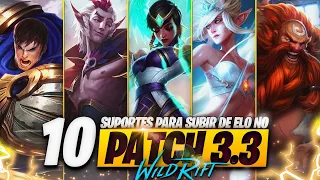 Os 10 Melhores SUPORTES em Cada Função do WILD RIFT!