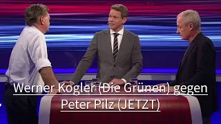 ORF Wahl 19 Duelle - Werner Kogler (Die Grünen) gegen Peter Pilz (JETZT)