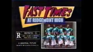 Fast Times at Ridgemont High 1982 TV trailer