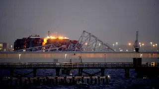 Baltimore's Key Bridge collapses after ship strike, sending vehicles and people into water