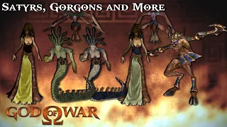 God of War 1 - Satyr, Gorgons & More (Models & Animation Analysis)