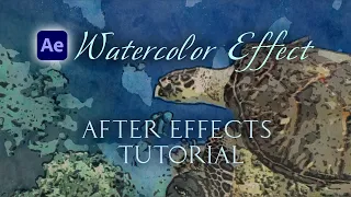 Watercolor Painting Effect Tutorial - After Effects