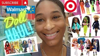Doll hunt/Doll haul! Who Has Better Stock? Walmart or Target? Rainbow High, Monster High and More!