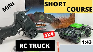 MINI SHORT COURSE RC TRUCK REVIEW 1/43 SCALE 4X4 Remote Control Car