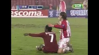 Crvena zvezda - Roma 3:1 drugo poluvreme Red Star - AC ROMA 3:1 UEFA LEAGUE 2005 second half