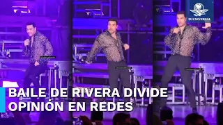 Carlos Rivera es fuertemente criticado por su estilo de bailar en los conciertos