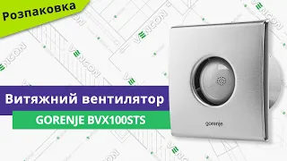 Розпаковуємо вентилятор Gorenje BVX100STS