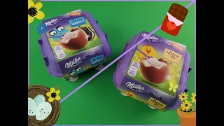 Milka Löffel-Ei,Oreo,Milchcreme,Milka Egg'n' Spoon Oreo, Milka Oreo Surprise Eggs, Easter 2024,ASMR!