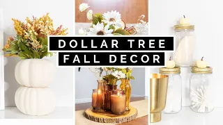 DOLLAR TREE DIY FALL DECOR 2020 | *NEW* DECORATING IDEAS FOR AUTUMN!