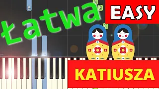 🎹 Katiusza (Katyusha) - Piano Tutorial (łatwa wersja) 🎵 NUTY W OPISIE 🎼