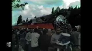 SP 4449, Steam Locomotive, The Daylight,  at Eugene Depot May 5, 1984