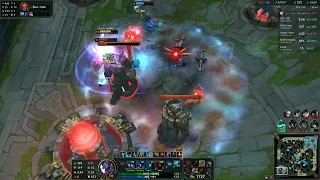 TRUNDLE GENIUS RUNNING RIOT AT THE ENEMY NEXUS AFTER TIMID EZREAL FINALLY STEPS INTO THE CHOMP RANGE