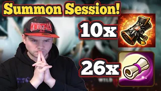 10 Witcher Scrolls + 25 LD scrolls & Collab Shop Recommendation - Summoners War