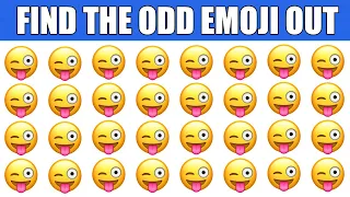 HOW GOOD ARE YOUR EYES #49 l Find The Odd Emoji Out l Emoji Puzzle Quiz