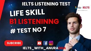 LIFE SKILL B1 LISTENING PRACTICE TEST WITH ANSWER KEYS IMPORTANT LISTENING B1 TEST 7 #lifeskills #b1