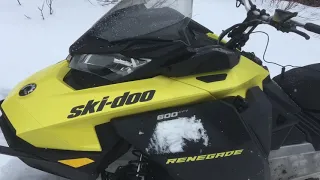 2021 Ski-doo renegade 600 efi test ride and my thoughts on it