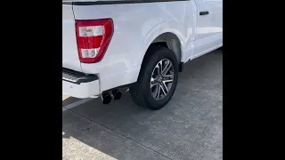 2022 F150 5.0L Corsa Extreme Exhaust. Before And After