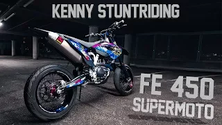 Kenny Stuntriding - Supermoto Nightride (4K)