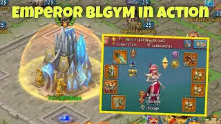 Lords Mobile - The strongest account in action. BlgyM closing BASE with 100% winrate. K17