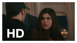 CAN WE KEEP A SECRET? |  Airplane scene | Alexandra Daddario | HD | The  Hitchhiker's