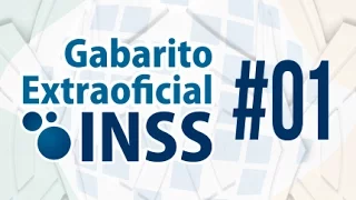 Gabarito Extraoficial #01 - Concurso INSS - AlfaCon Concursos Públicos