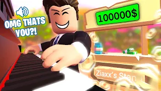 I Played PIANO in Pls Donate on ROBLOX and this happened