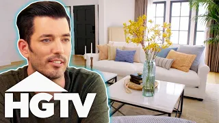 Jonathan & Drew Scott Compete In The Stunning Living Room Challenge | Brother vs Brother