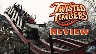 Twisted Timbers Review Kings Dominion RMC Redo of Hurler